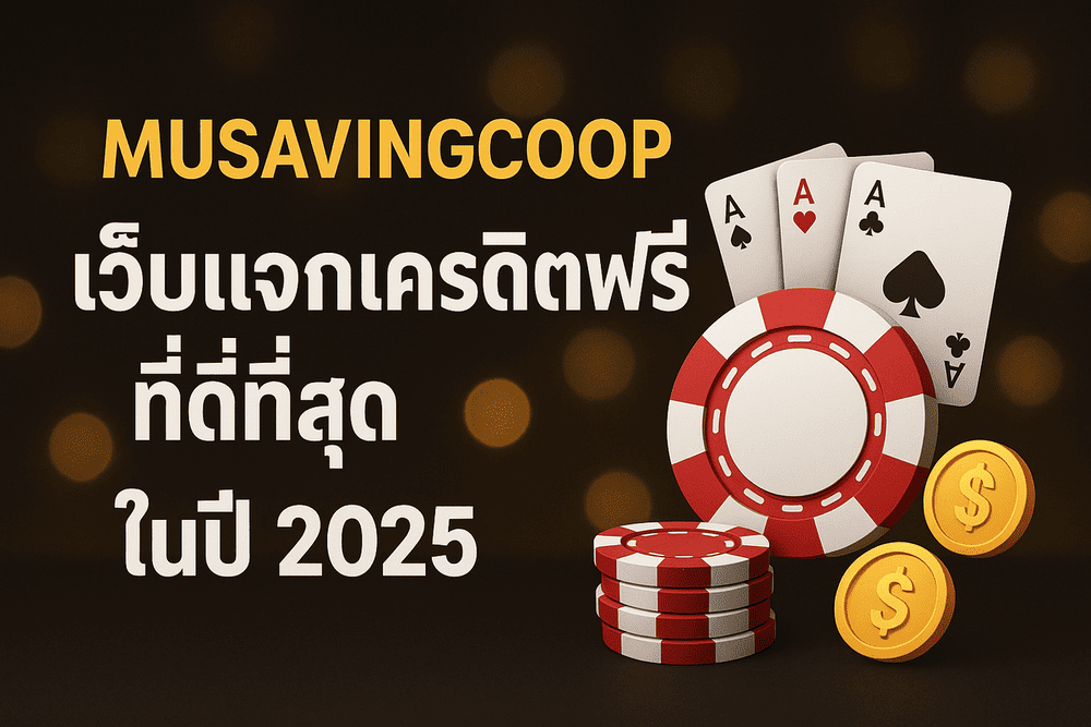musavingcoop เว็บแจกเครดิตฟรีที่ดีที่สุด ในปี 2025